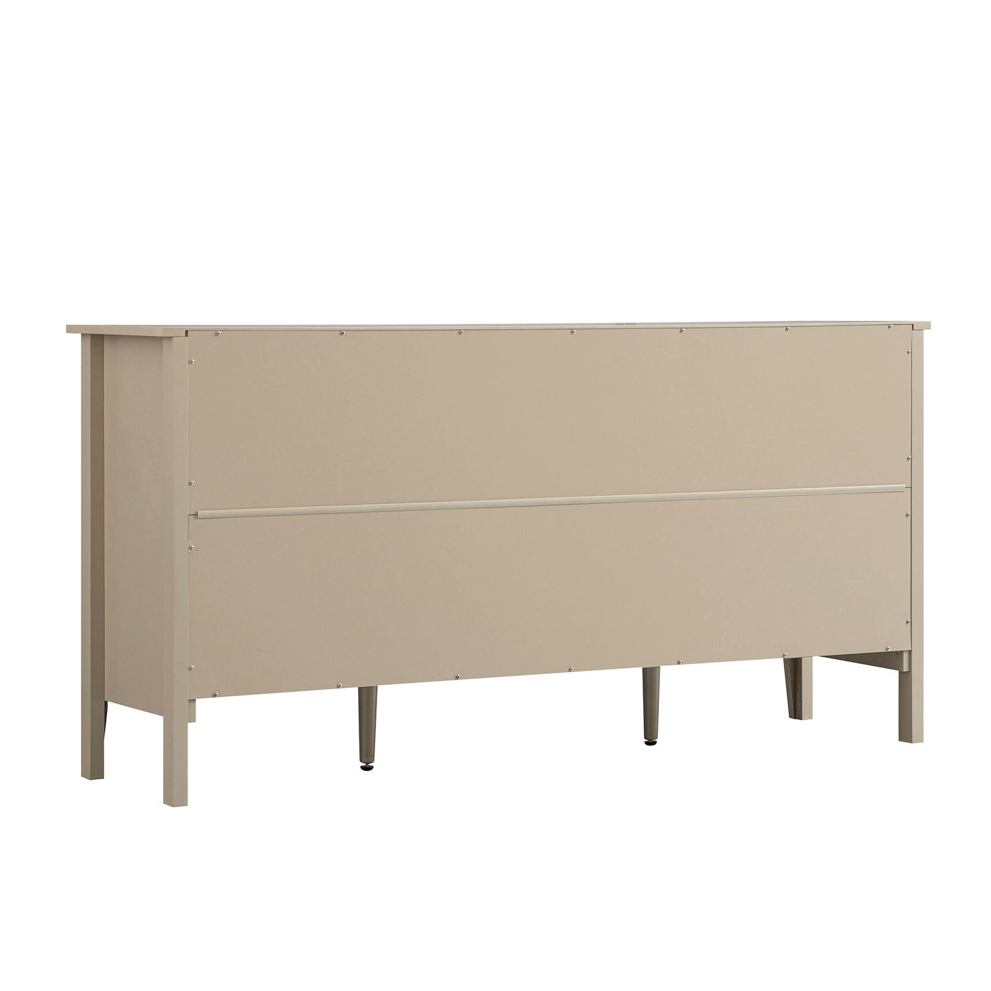 Buffet large Oakham avec tiroirs, gris foncé