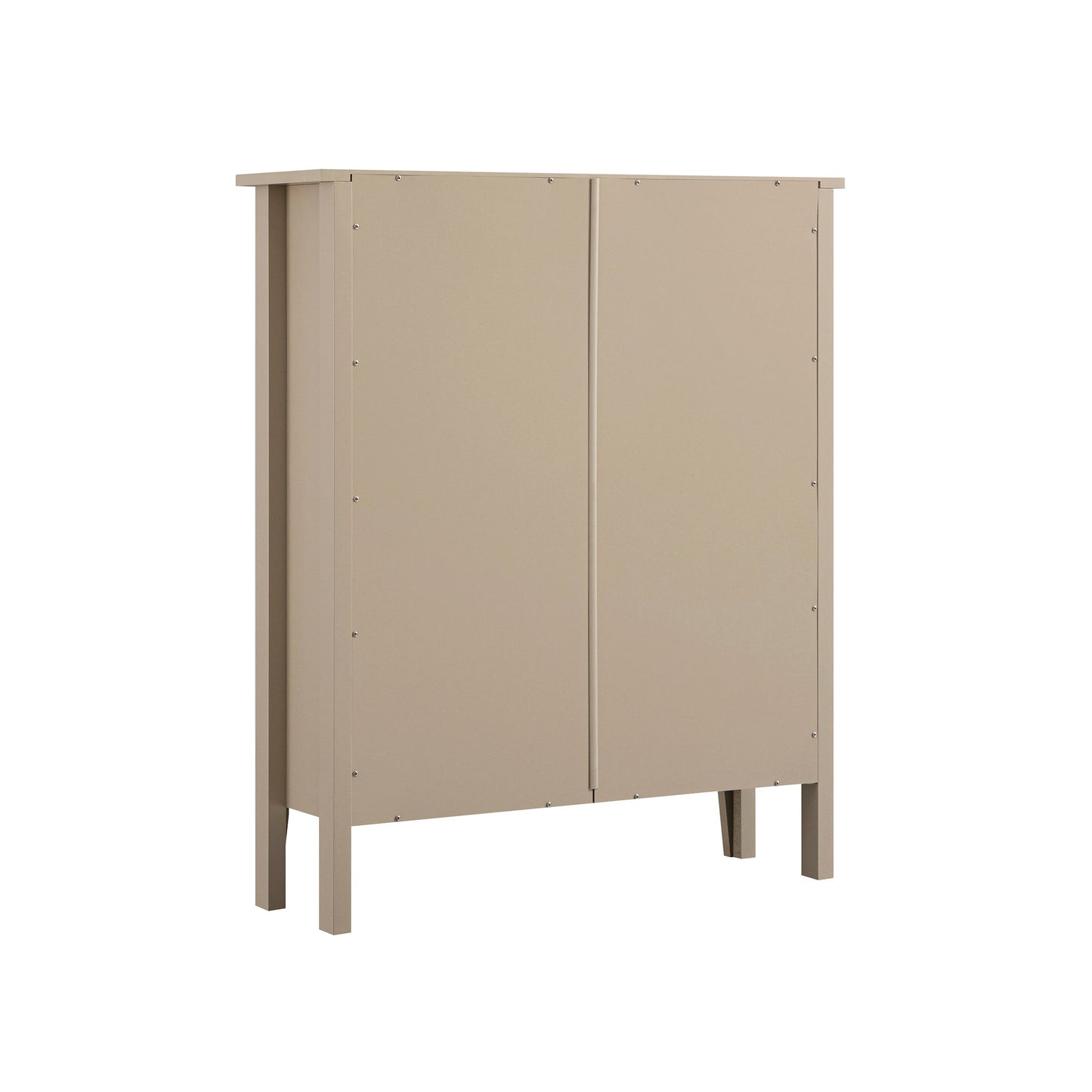 Meuble à chaussures à 2 niveaux Oakham, gris foncé