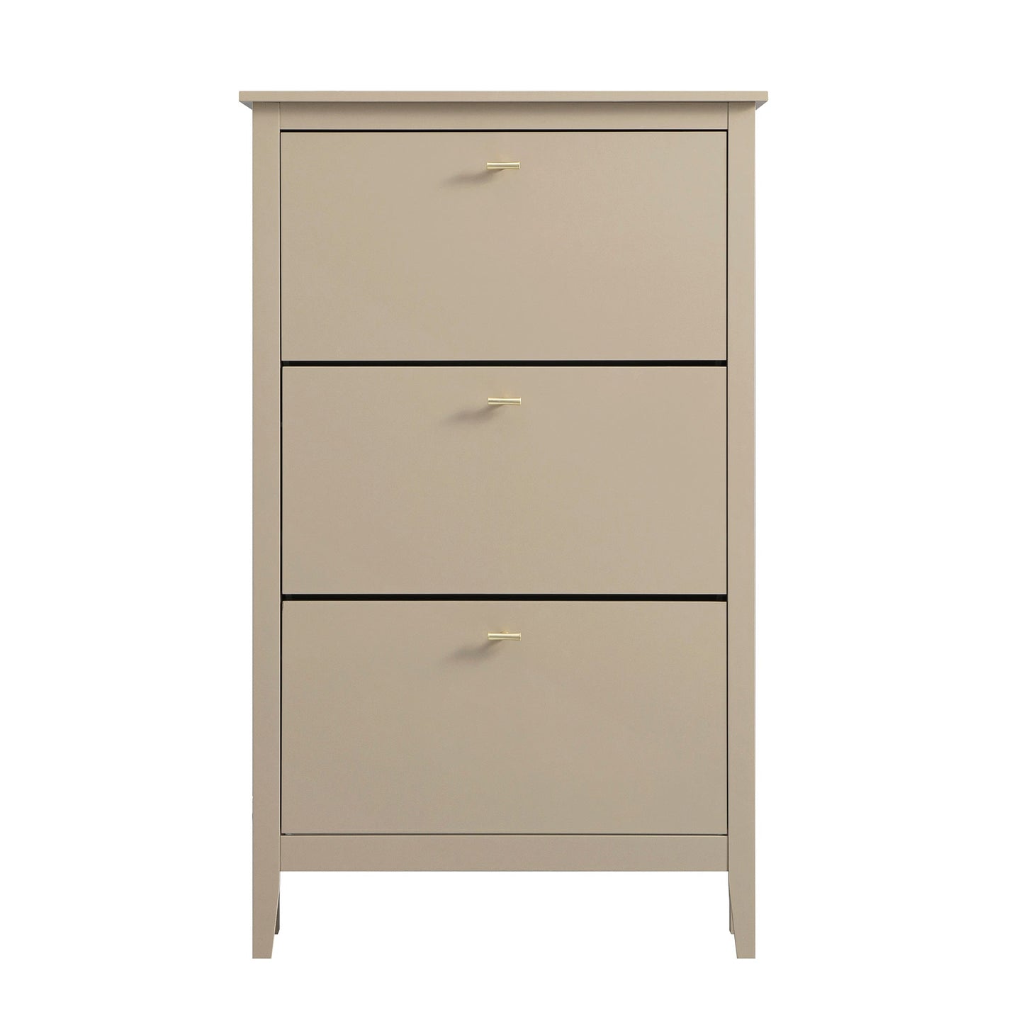 Meuble à chaussures à 3 niveaux Oakham, gris foncé