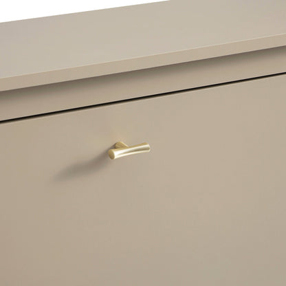 Meuble à chaussures à 3 niveaux Oakham, gris foncé