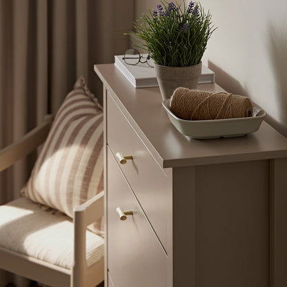 Meuble à chaussures Oakham à 2 niveaux avec tiroir supérieur, gris foncé