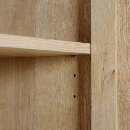 Meuble de salle de bain haut en rotin tressé Frances, naturel