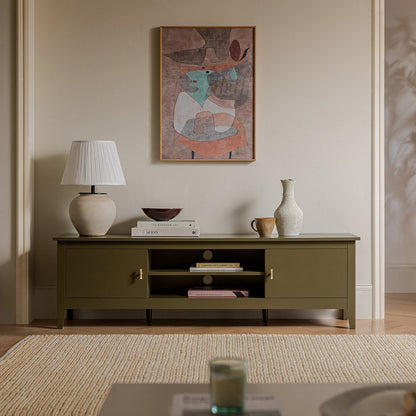 Meuble TV Oakham 150 cm, Olive Grove