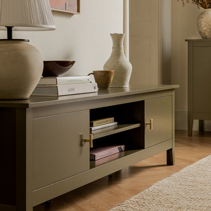 Meuble TV Oakham 150 cm, Olive Grove