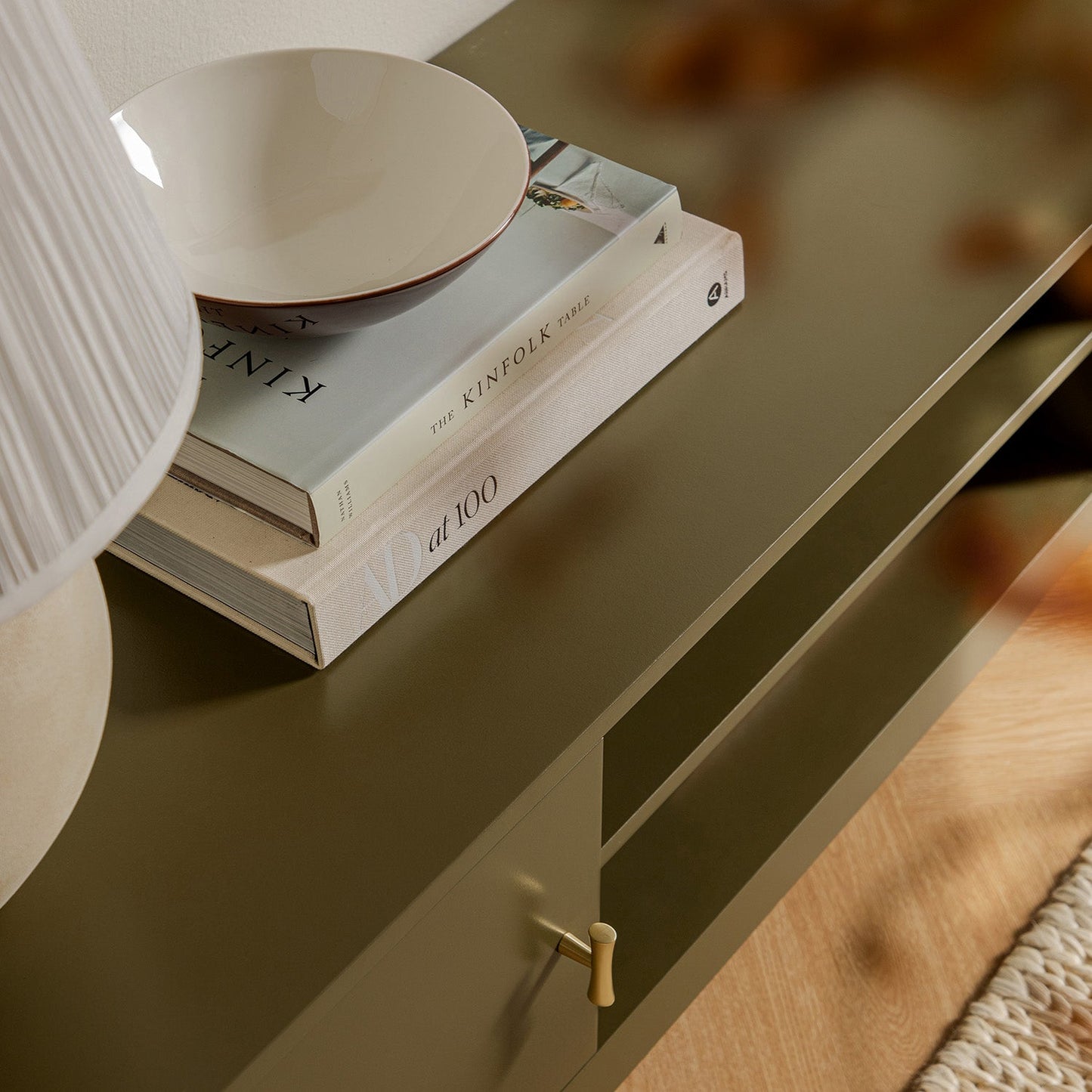 Meuble TV Oakham 150 cm, Olive Grove