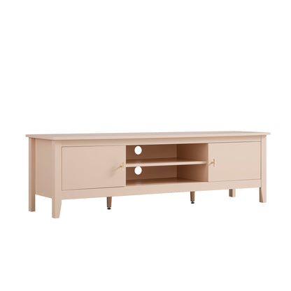 Meuble TV Oakham 150 cm, rose nude
