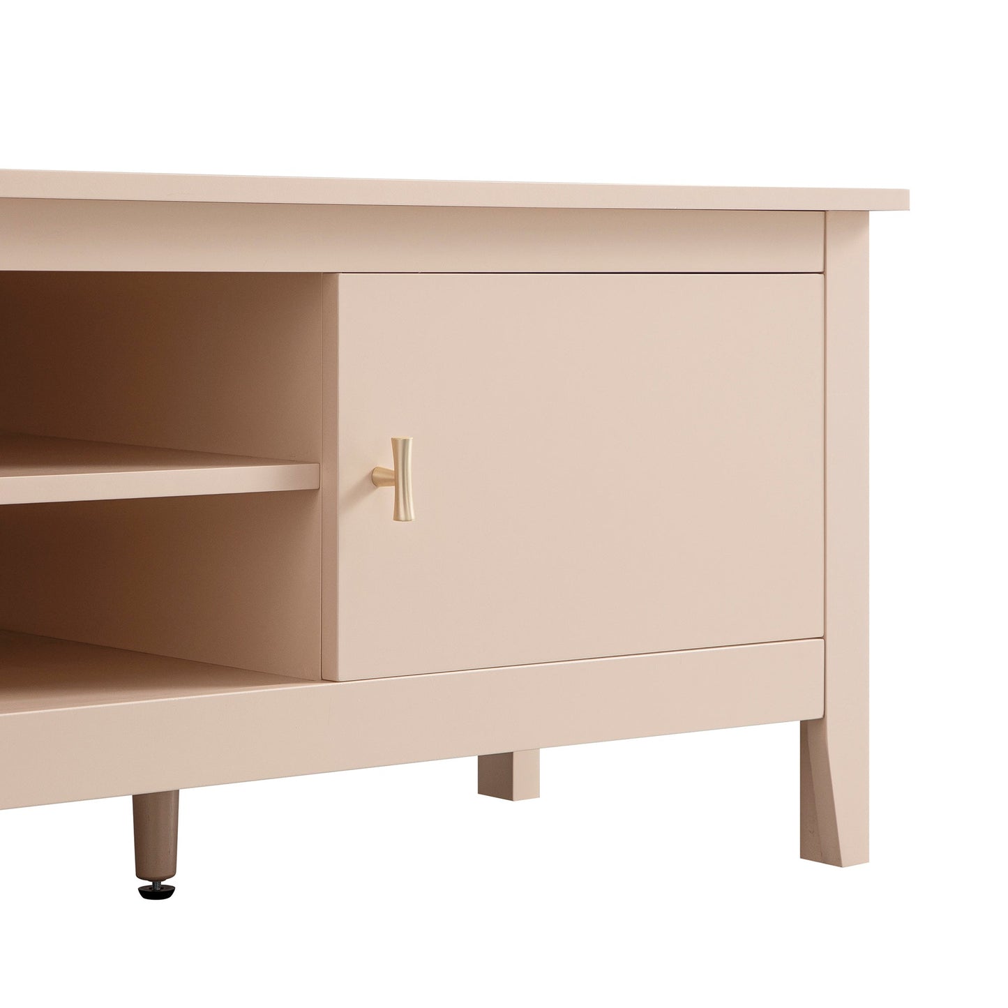 Meuble TV Oakham 150 cm, rose nude