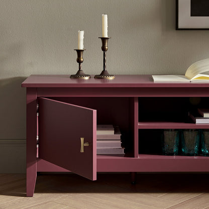 Meuble TV Oakham 150 cm, cerisier sauvage