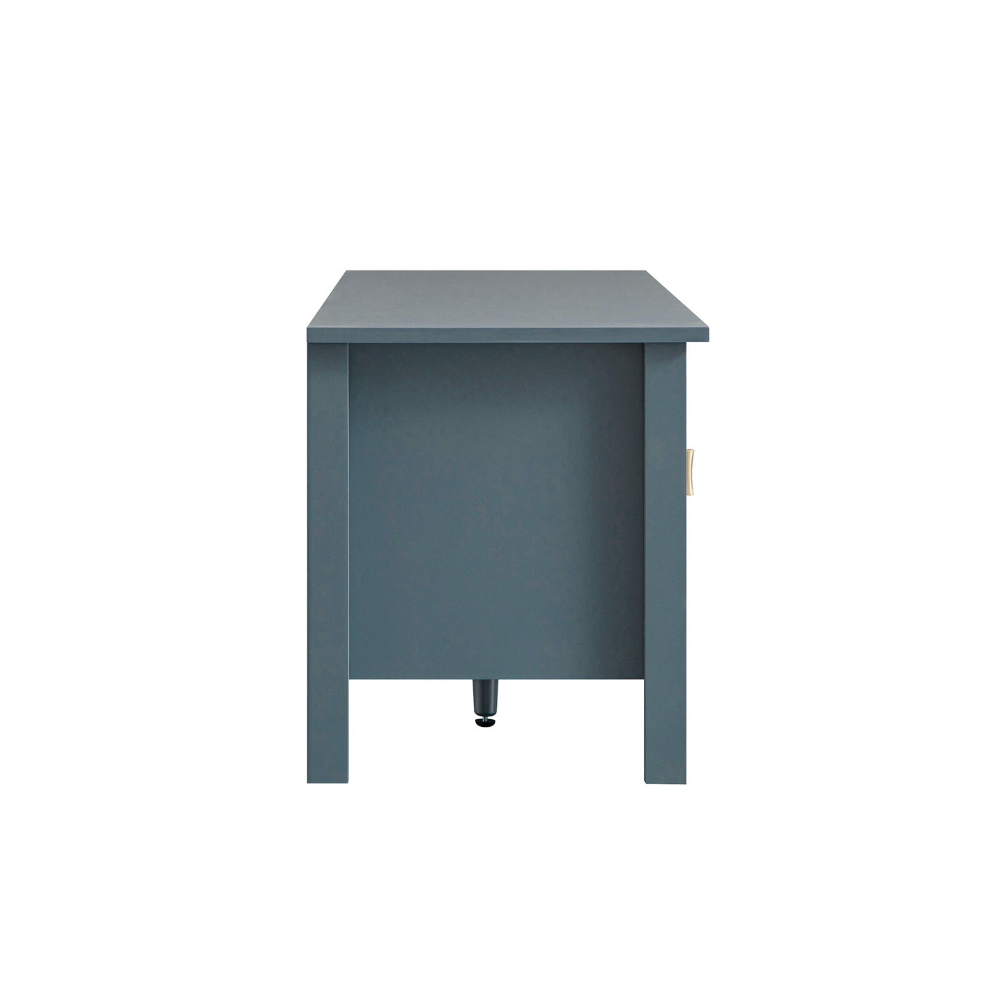 Meuble TV Oakham 150 cm, bleu orage