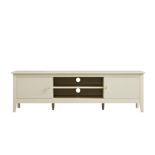 Meuble TV Oakham 150 cm, blanc ombré