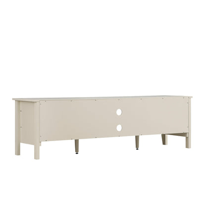 Meuble TV Oakham 150 cm, blanc ombré