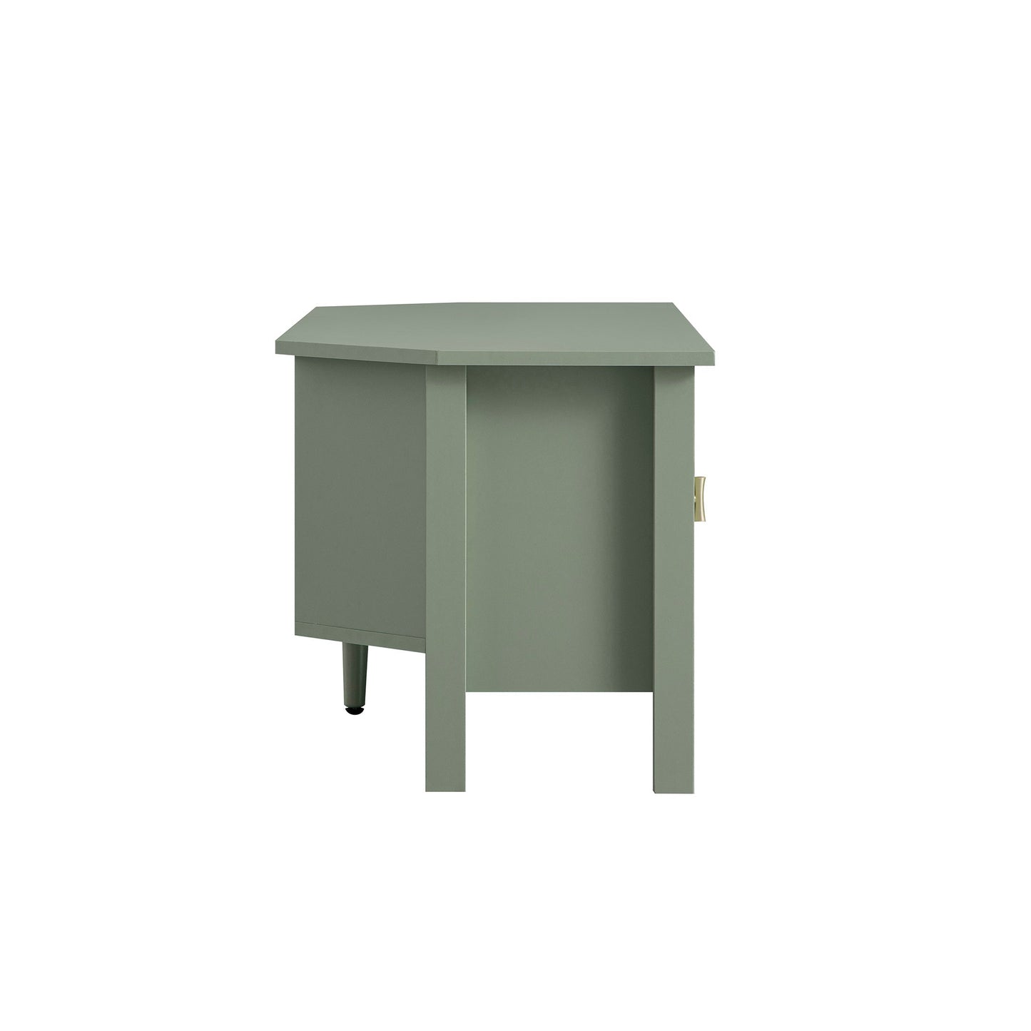 Meuble TV d'angle Oakham 120 cm, sauge du désert