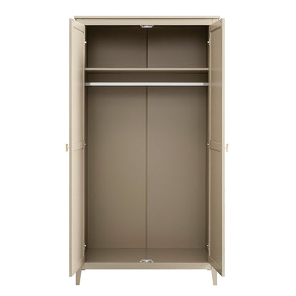 Armoire double Oakham, gris foncé