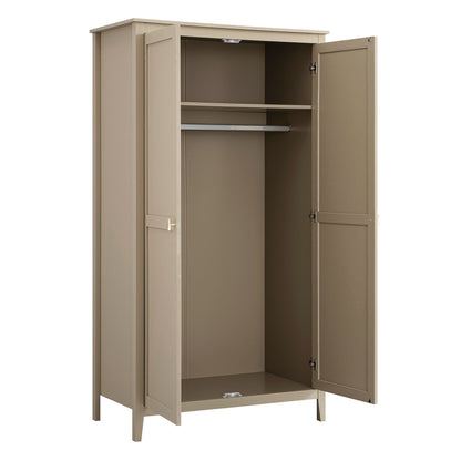 Armoire double Oakham, gris foncé