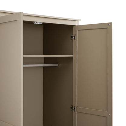 Armoire double Oakham, gris foncé
