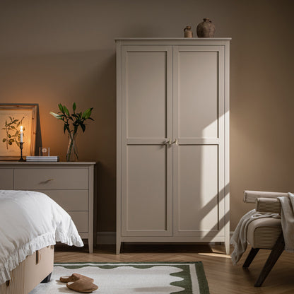 Armoire double Oakham, gris foncé