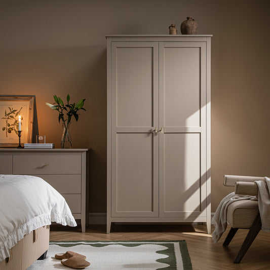Armoire double Oakham, gris foncé