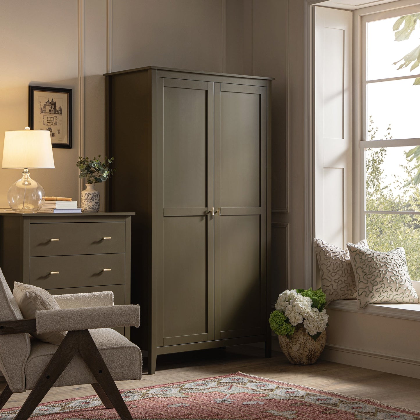 Armoire double Oakham, Olive Grove