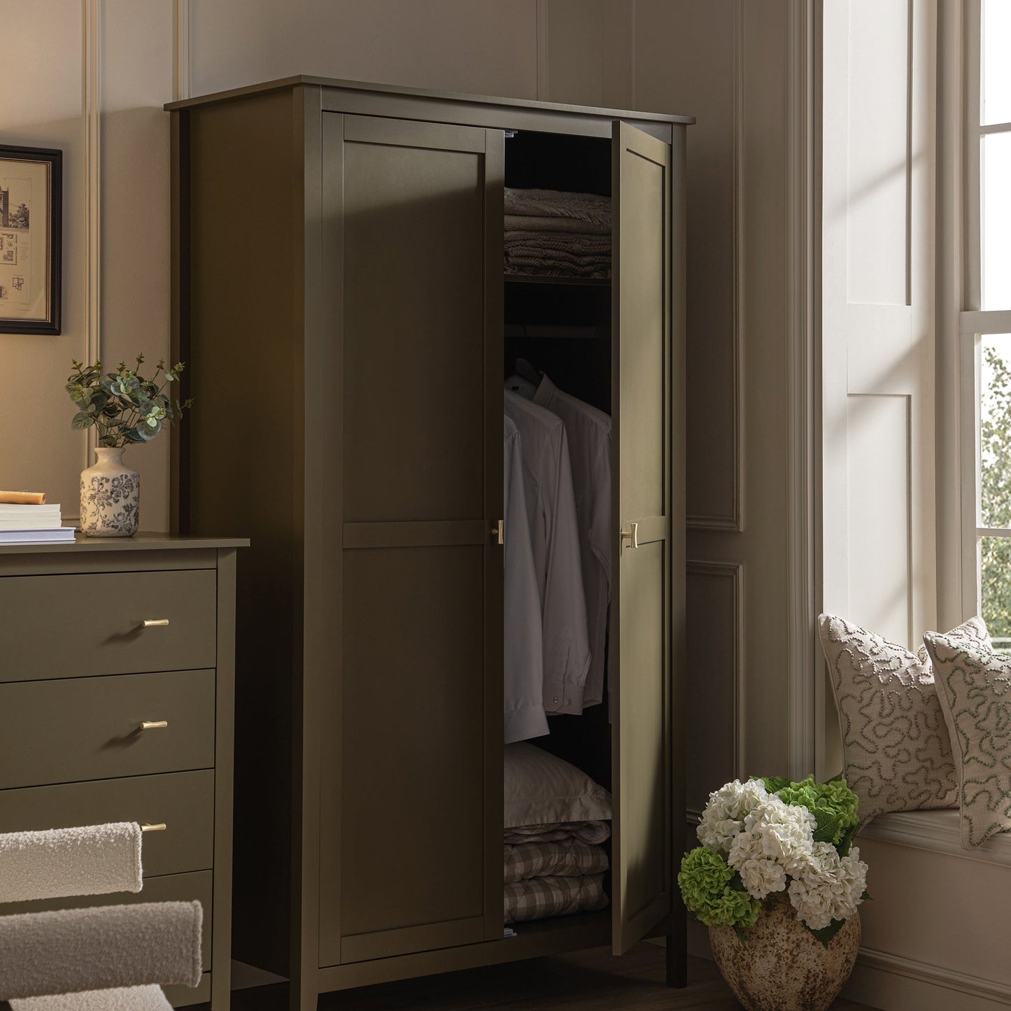 Armoire double Oakham, Olive Grove