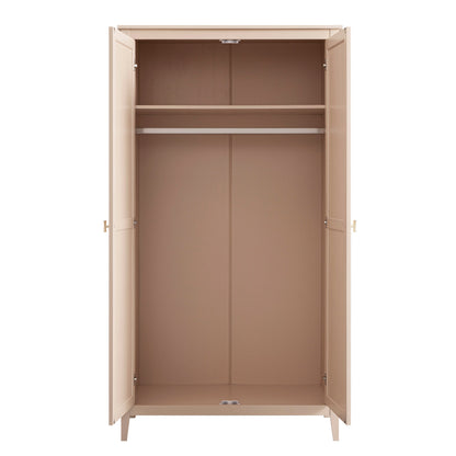 Armoire double Oakham, rose nude
