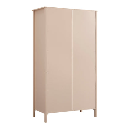 Armoire double Oakham, rose nude