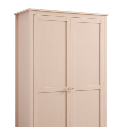 Armoire double Oakham, rose nude