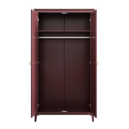 Armoire double Oakham, cerisier sauvage