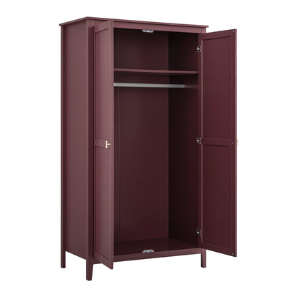 Armoire double Oakham, cerisier sauvage
