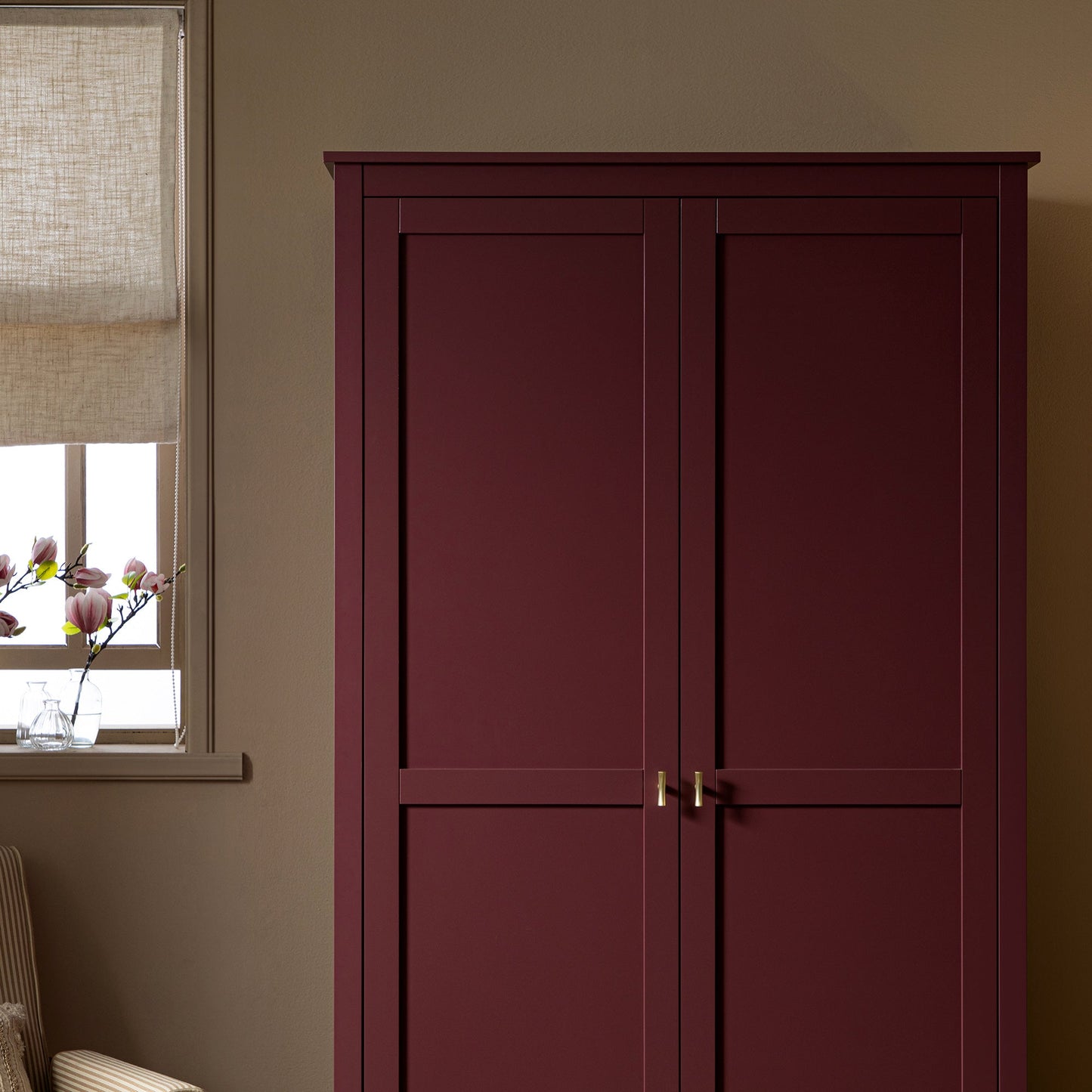 Armoire double Oakham, cerisier sauvage