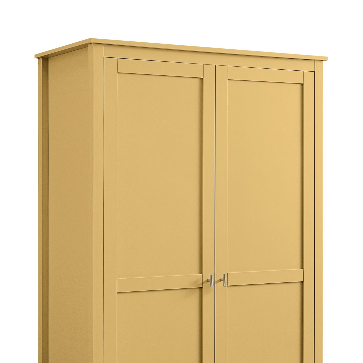 Armoire double Oakham, rotin jaune
