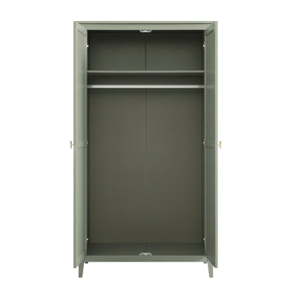 Armoire double Oakham, sauge du désert