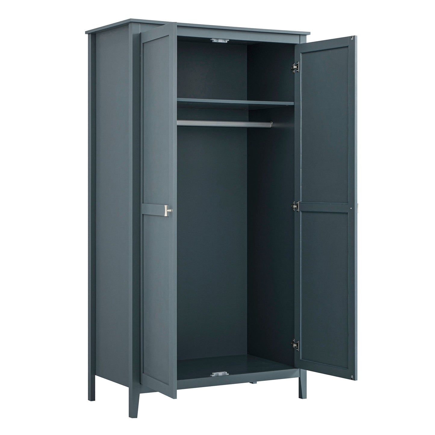 Armoire double Oakham, bleu orageux