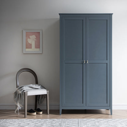 Armoire double Oakham, bleu orageux