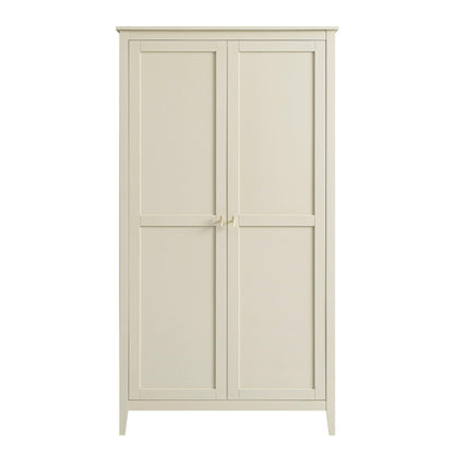 Armoire double Oakham, blanc ombragé