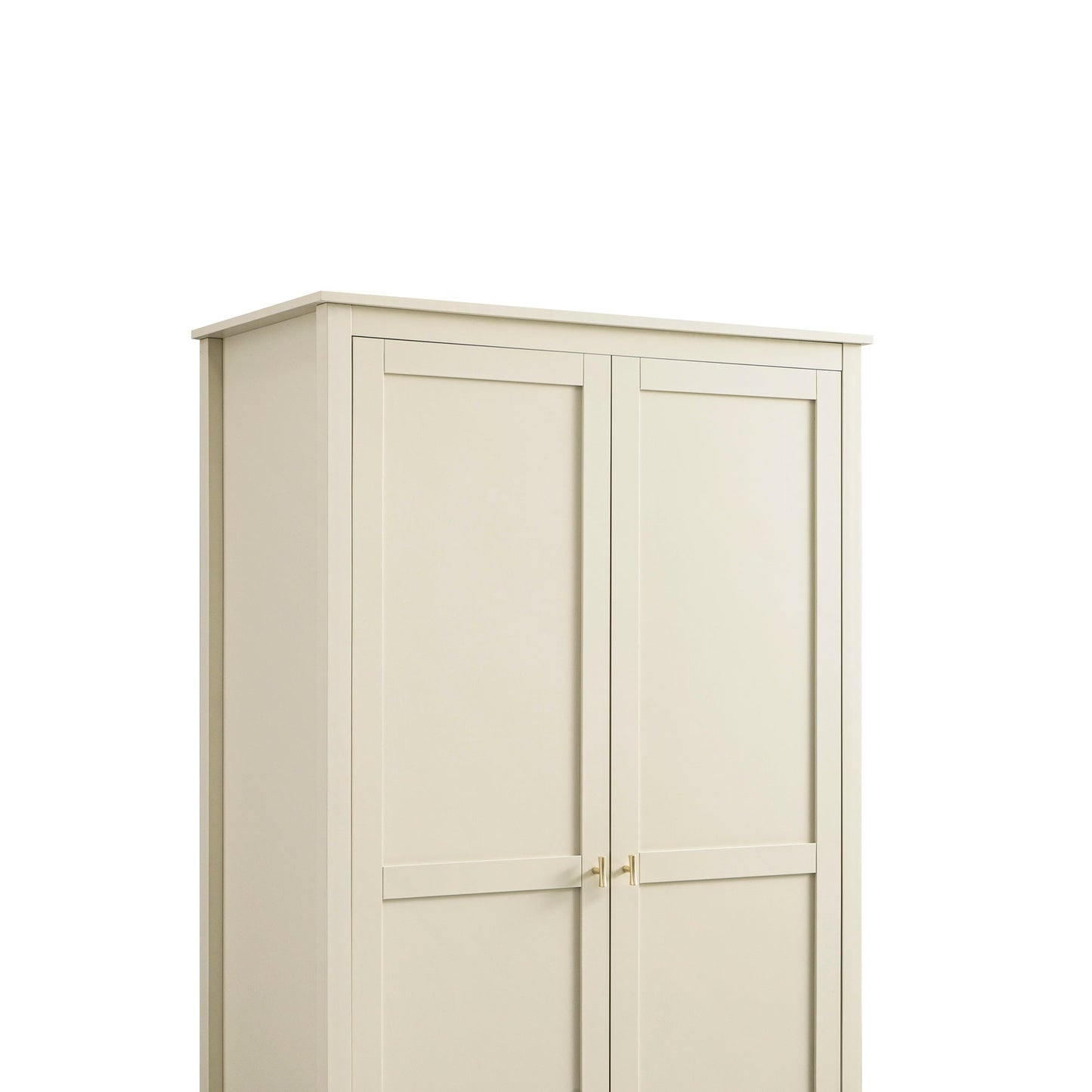 Armoire double Oakham, blanc ombragé