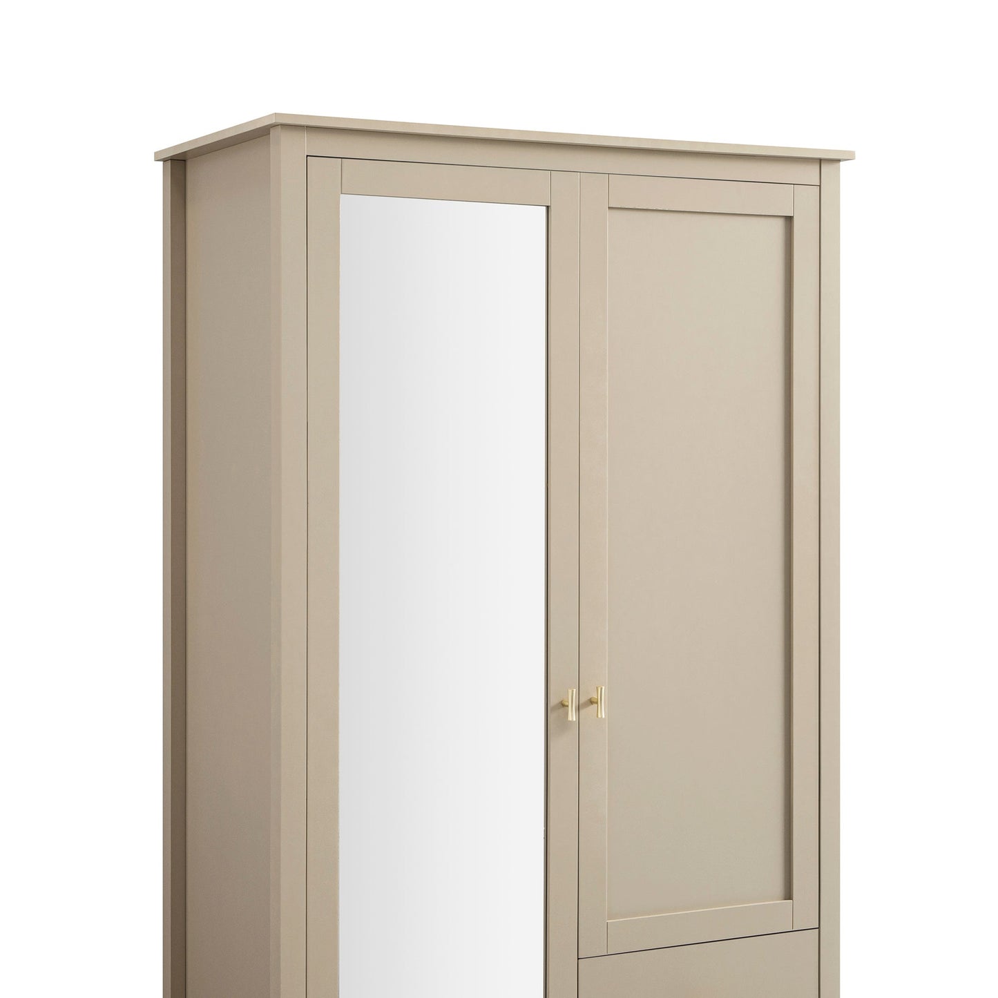 Armoire double miroir Oakham, gris foncé