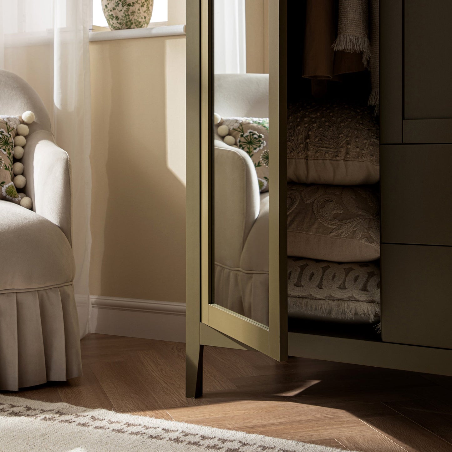 Armoire double miroir Oakham, Olive Grove