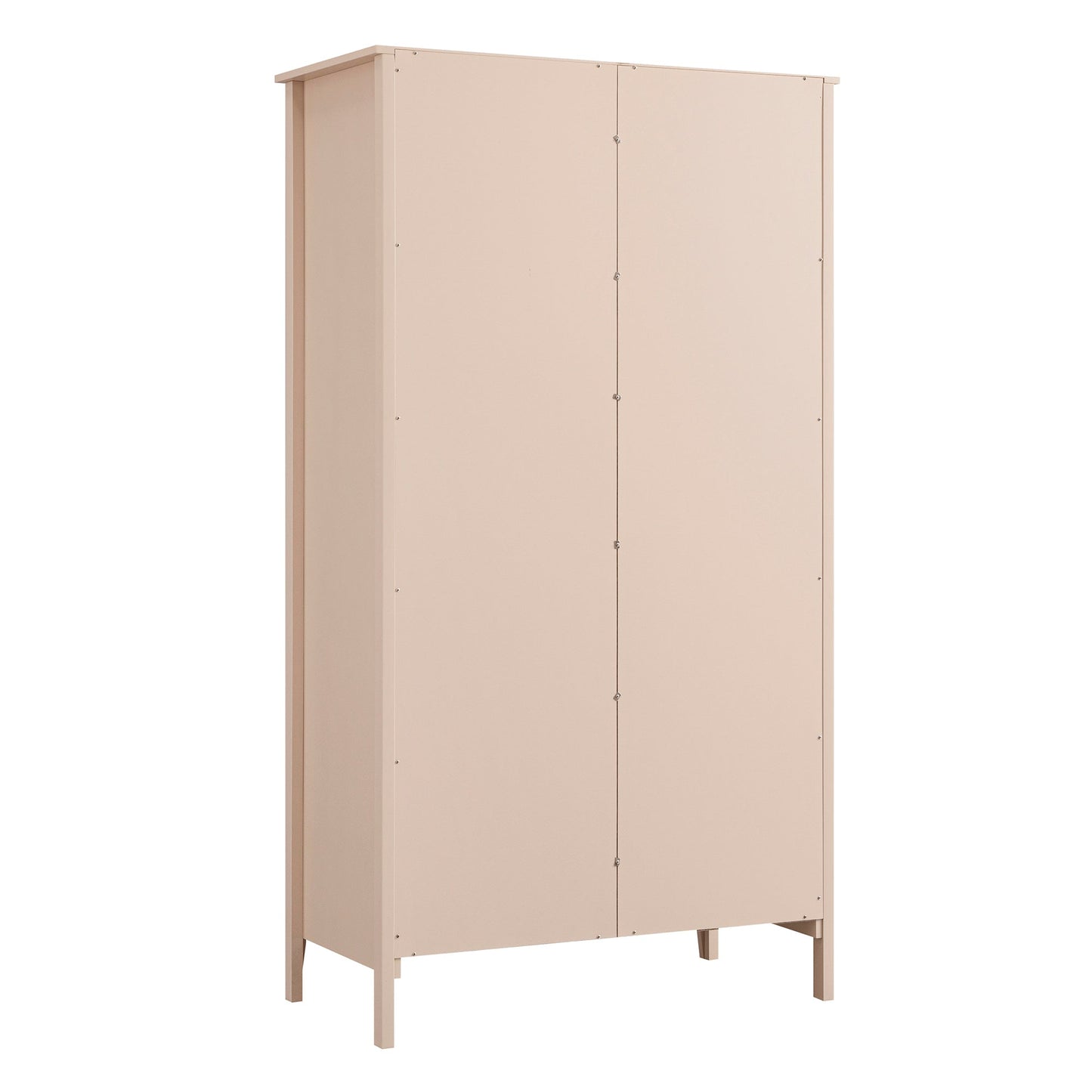Armoire double miroir Oakham, rose nude