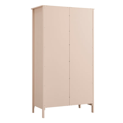 Armoire double miroir Oakham, rose nude
