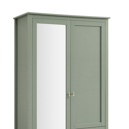 Armoire double miroir Oakham, sauge du désert