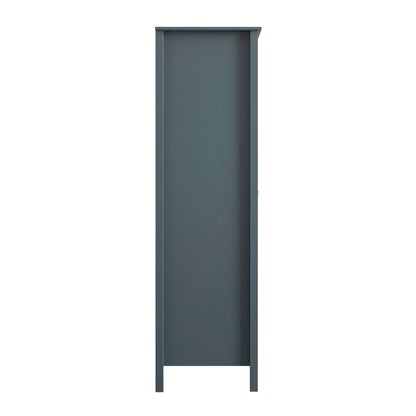 Armoire double miroir Oakham, bleu orageux