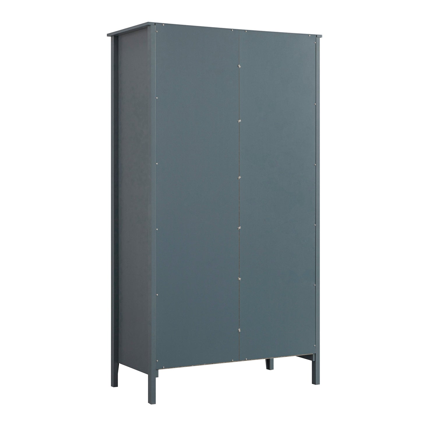 Armoire double miroir Oakham, bleu orageux