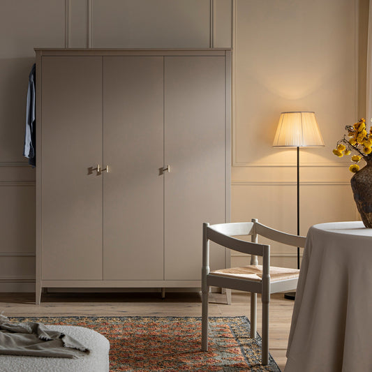 Armoire triple Oakham, gris foncé