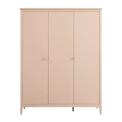 Armoire triple Oakham, rose nude
