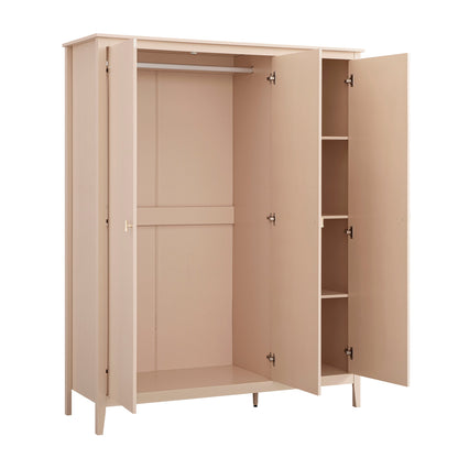 Armoire triple Oakham, rose nude