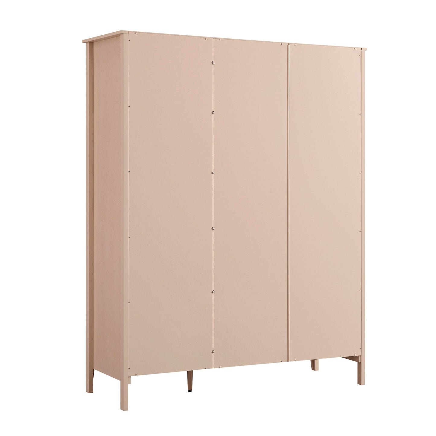 Armoire triple Oakham, rose nude