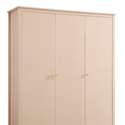 Armoire triple Oakham, rose nude