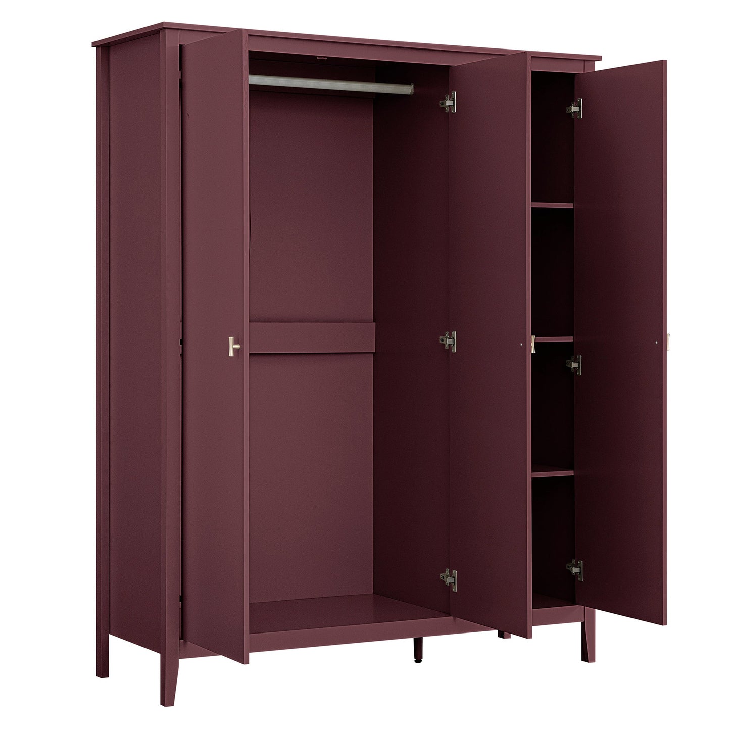 Armoire triple Oakham, cerisier sauvage