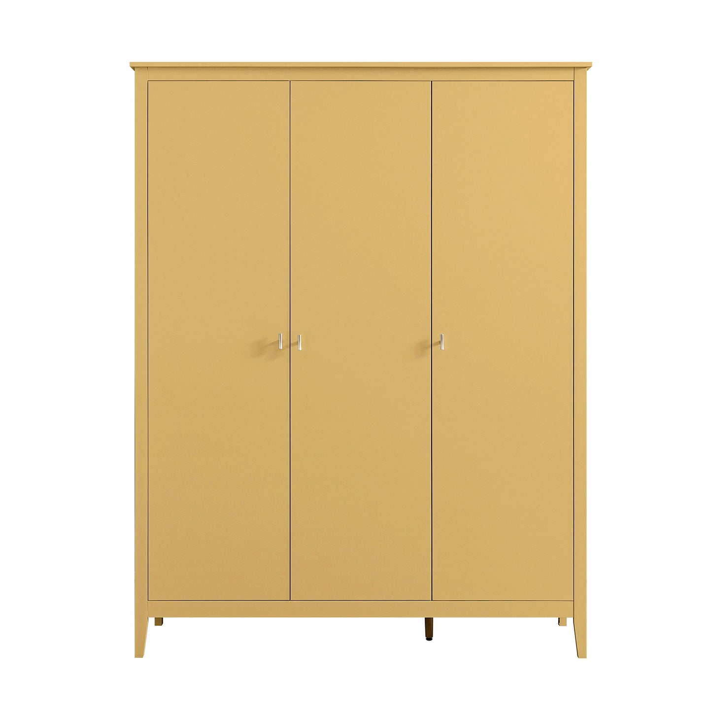 Armoire triple Oakham, rotin jaune