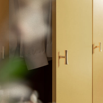 Armoire triple Oakham, rotin jaune